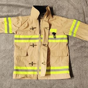 Teetot &Co. Firefighter jacket/costume top Fits 5 to 6 year old kid
